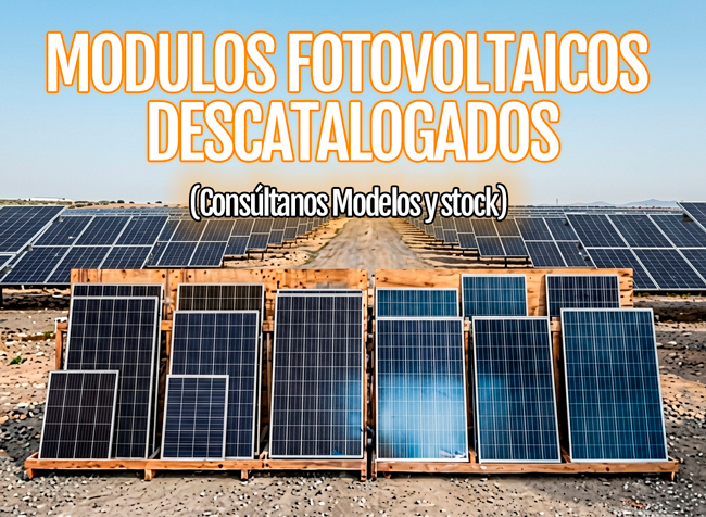 Modulos solares descatalogados